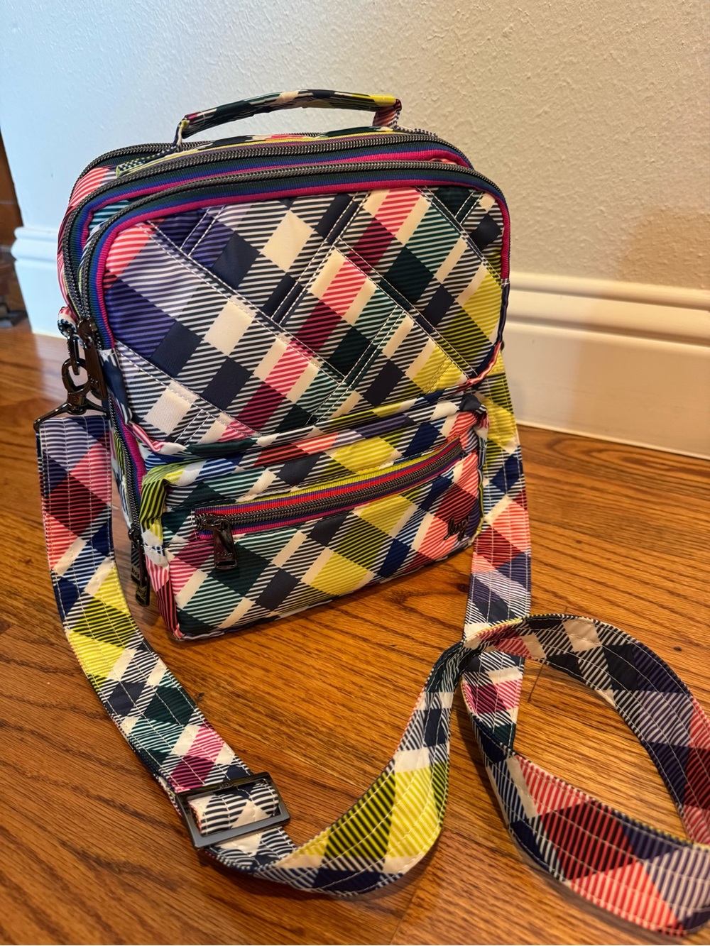 EUC Lug Wrangler Crossbody - Playful Plaid